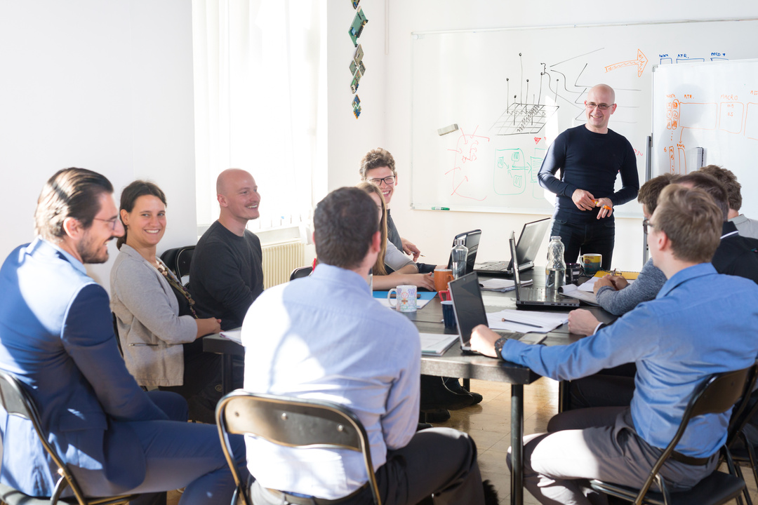 Startup Company Team Meeting